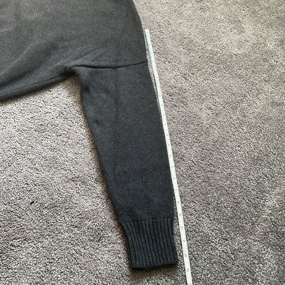 Quince Sweater Womens S Gray Boxy Oversized Preppy Academia Slightly cropped - Picture 9 of 12